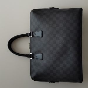 Louis Vuitton Briefcase Bag in Damier Graphite